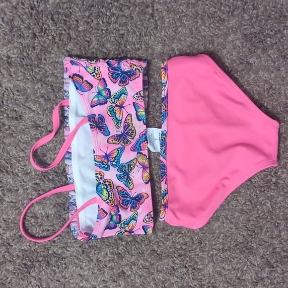 Girls bikini with butterflies size 6 3/$15 - Picture 2 of 3